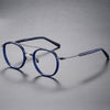 Mika Titanium Vintage Round Eyeglasses Frames