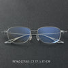 Ultra-light pure titanium frames oval frames W162