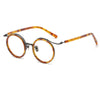 Mika Titanium Vintage Round Eyeglasses Frame