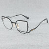 Retro pure titanium frame full frame ultra-light frame 0031