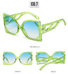 2024 new cross-border  large square sunglasses, fashion sunglasses