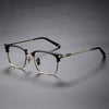 Browline Titanium Rectangle Glasses Frame MST19339