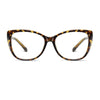 Women's Eyeglasses  Transparent Square Computer Glasses Frame Anti Blue Light Female Eyeglass Sexy Leopard