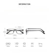 Metal Rectangle Glasses Frames 95888