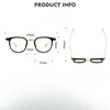 Titanium Vintage Square Eyeglasses Frames GD001