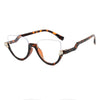 Ag Vintage Semi-Rimless Cat Eye Glasses Frame