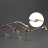 Solis Titanium Vintage Round Eyeglasses Frames