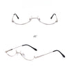 Lower Semi-Rimless Oval Glasses