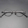 Briar Titanium Vintage Round Eyeglasses Frames