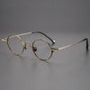 Briar Titanium Vintage Round Eyeglasses Frames