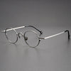 Briar Titanium Vintage Round Eyeglasses Frames