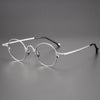 Briar Titanium Vintage Round Eyeglasses Frames