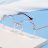 WOMEN'S FASHIONABLE HOLLOW TEMPLE ANTI-BLUE LIGHT READING GLASSES