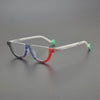 Cyd Retro Semi Circle Acetate Glasses Frame