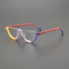 Cyd Retro Semi Circle Acetate Glasses Frame