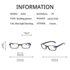 ANTI-BLUE LIGHT PORTABLE FOLDING FULL-FRAME READING GLASSES