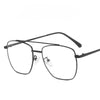 Oversize Aviator Metal Women Glasses