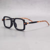 Des Vintage Black Square Glasses Frame