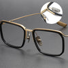 Retro Titanium Square Glasses Frame DATA423