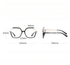 Geometric Metal Glasses Frames TJ882