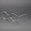 Titanium Geometric Glasses Frame  KMN7310