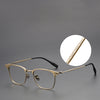 Retro Titanium Square Glasses Frame 70814