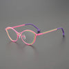 Jeanie Cat Eyes Titanium Glasses Frame