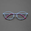 Jeanie Cat Eyes Titanium Glasses Frame