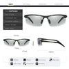 Aluminum Rimless Photochromic Sunglasses Men Polarized Day Night Driving Glasses Chameleon Anti-Glare gafas de sol hombre