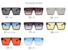 Oversized Square Sunglasses Women Mirror UV400