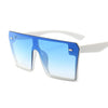 Oversized Square Sunglasses Women Mirror UV400