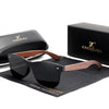 Luxury Wood Polarized Mirrored Sunglasses